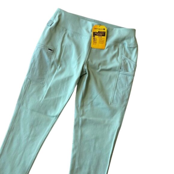 Carhartt Force Fitted Lightweight Utility Legging Women's Medium M Blue Surf NWT - Picture 3 of 11